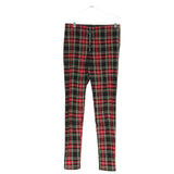 ZARA Multicolor Plaid Skinny Pants