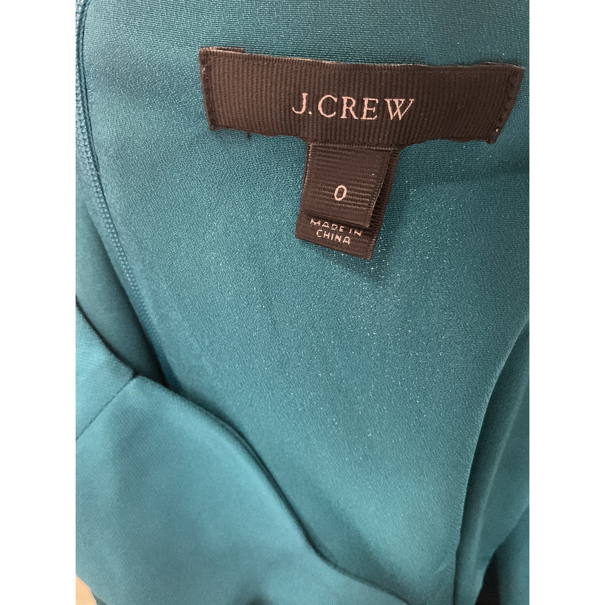 J.Crew Green Wrap Dress, Size 0