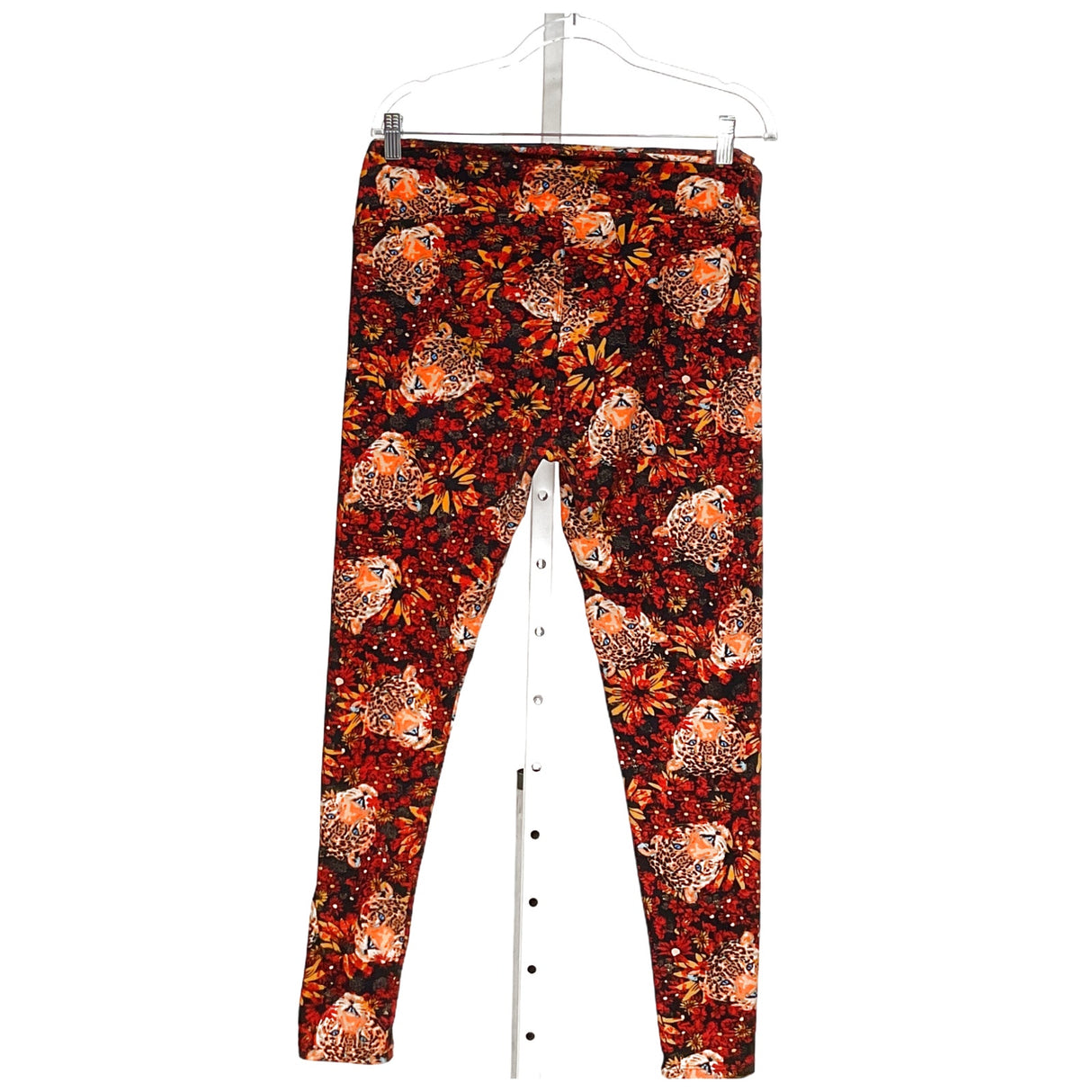 Lularoe Floral Flannel Leggings