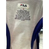 FILA Women's Blue Activewear Top in Size M