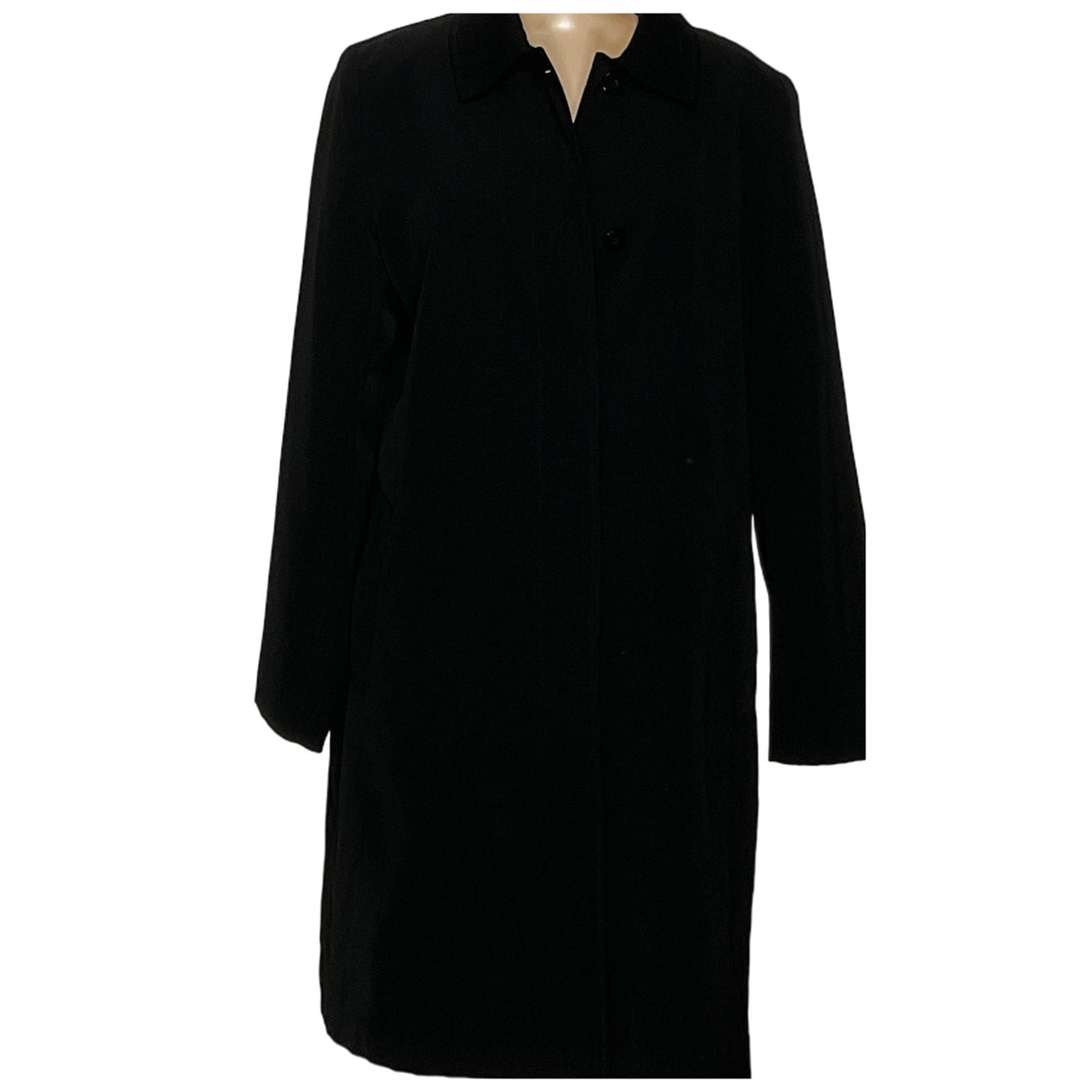 London Fog Black Overcoat