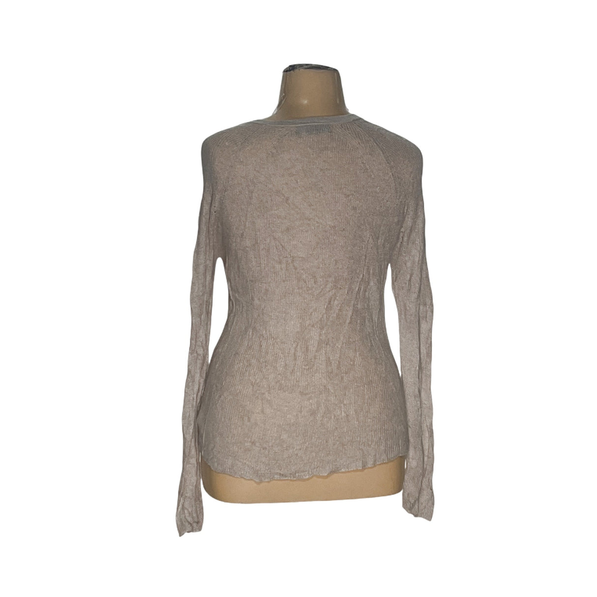 Tahari Beige Cotton Blouse - L