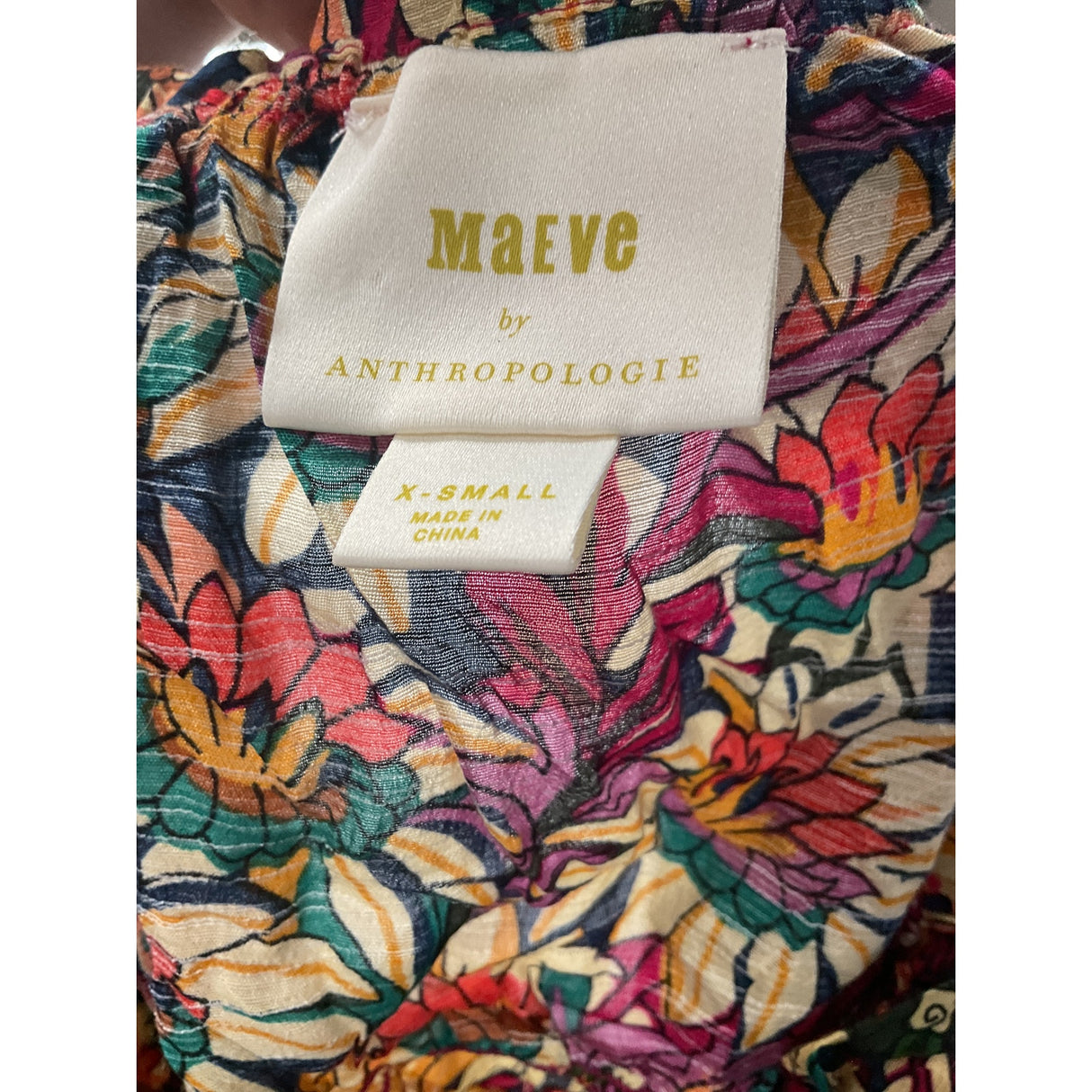 Maeve Multicolor Floral Blouse XS