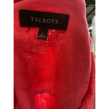 Talbots Red Linen Jacket