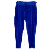 Calvin Klein Blue Plus Size Velvet Sweatpants