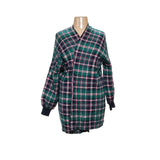 Crown & Ivy Green Plaid Cardigan - XL