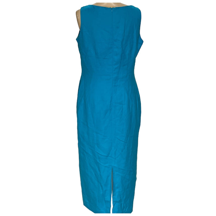 Jessica Howard Long Blue Shift Dress