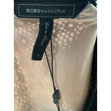 BCBGMAXAZRIA Black Polyester Blouse