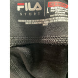 FILA Women's Black Biker Shorts, L