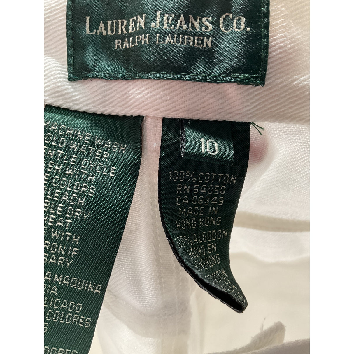 Lauren Ralph Lauren White Ankle Jeans - Women's Size 10