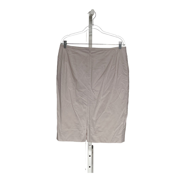 Lafayette 148 NY Beige A-Line Skirt, Size 12