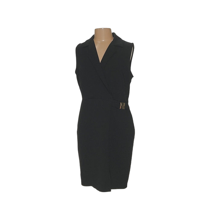 Liz Claiborne Black Wrap Dress Size 12