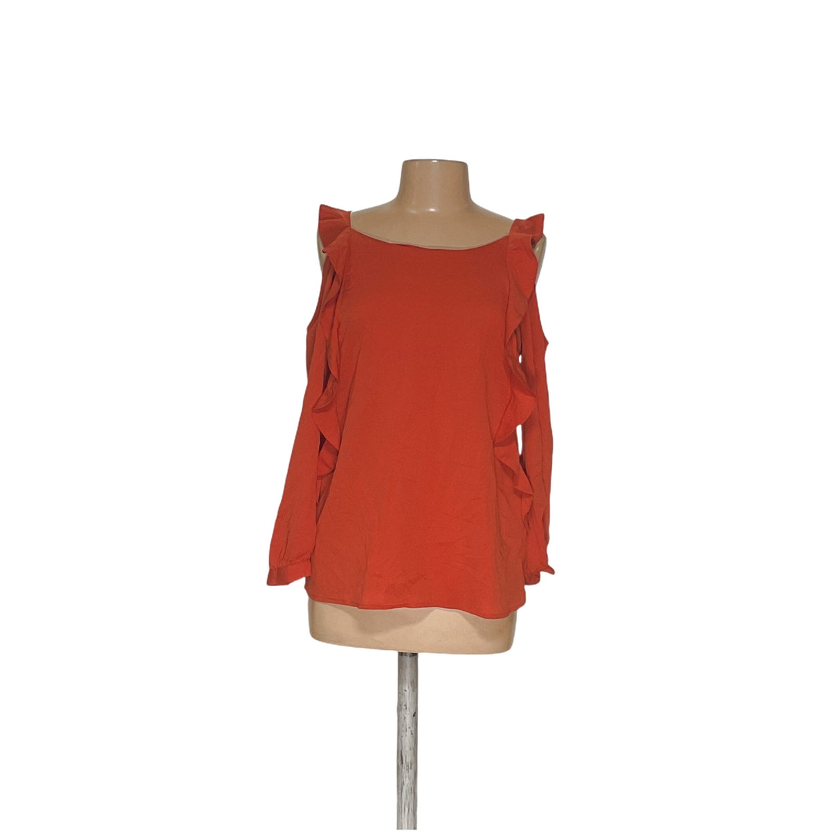 Chico's Orange Polyester Blouse