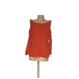 Chico's Orange Polyester Blouse