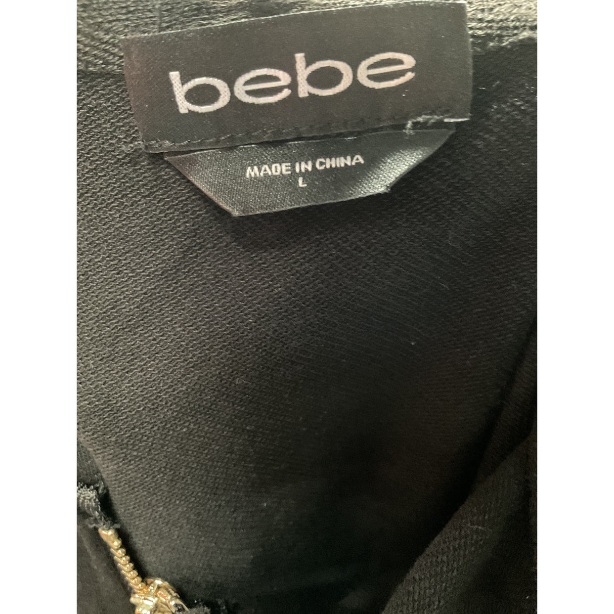 BEBE Black Jumpsuit - Women's size L