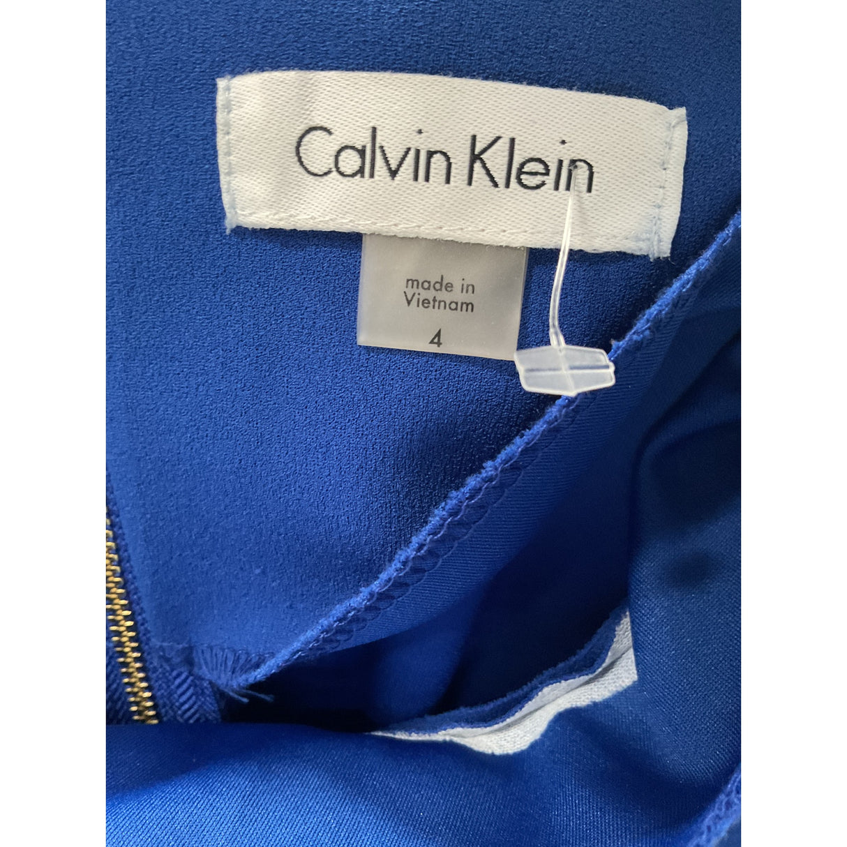 Calvin Klein Blue Sheath Dress - Size 4