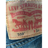 Levi's Blue Men's Ankle Jeans - Size 34