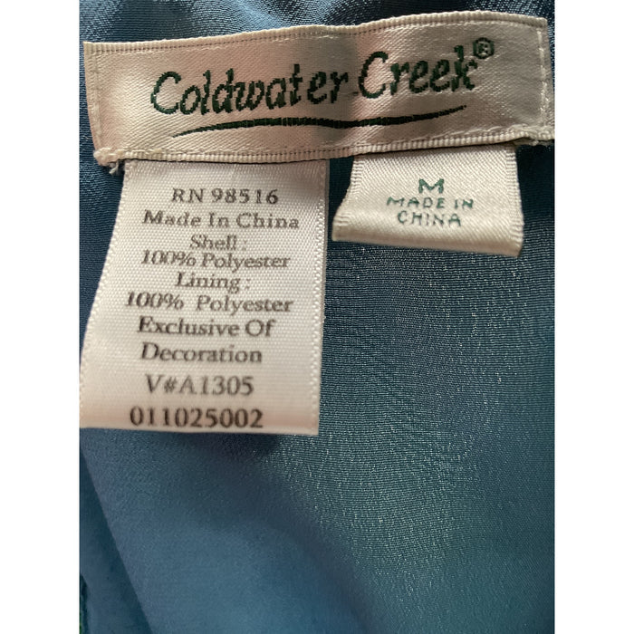 Coldwater Creek Green A-line Skirt, Size M