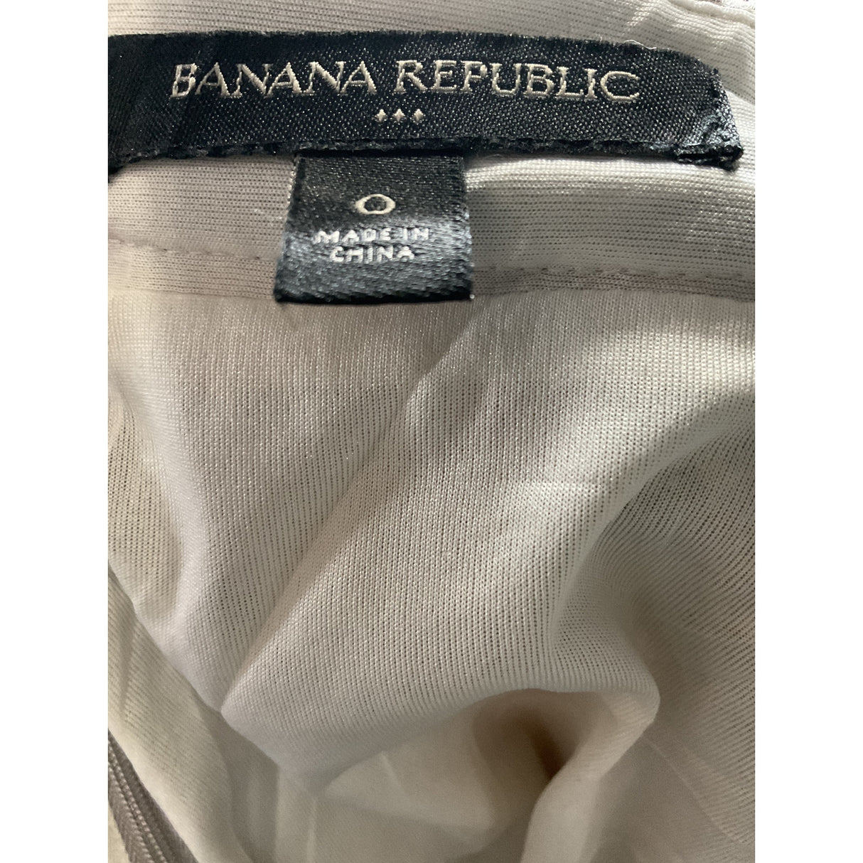 Beige Banana Republic A-Line Tweed Skirt