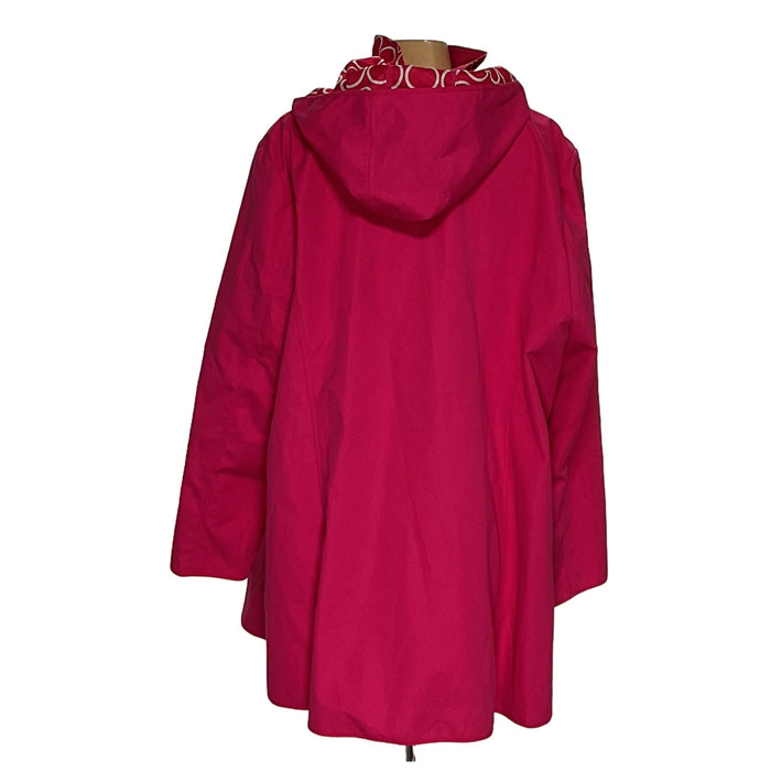 Dennis Basso Pink Plus-size Jacket