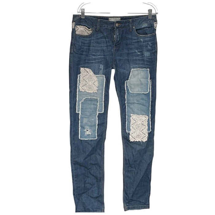 Free People Blue Ankle Jeans