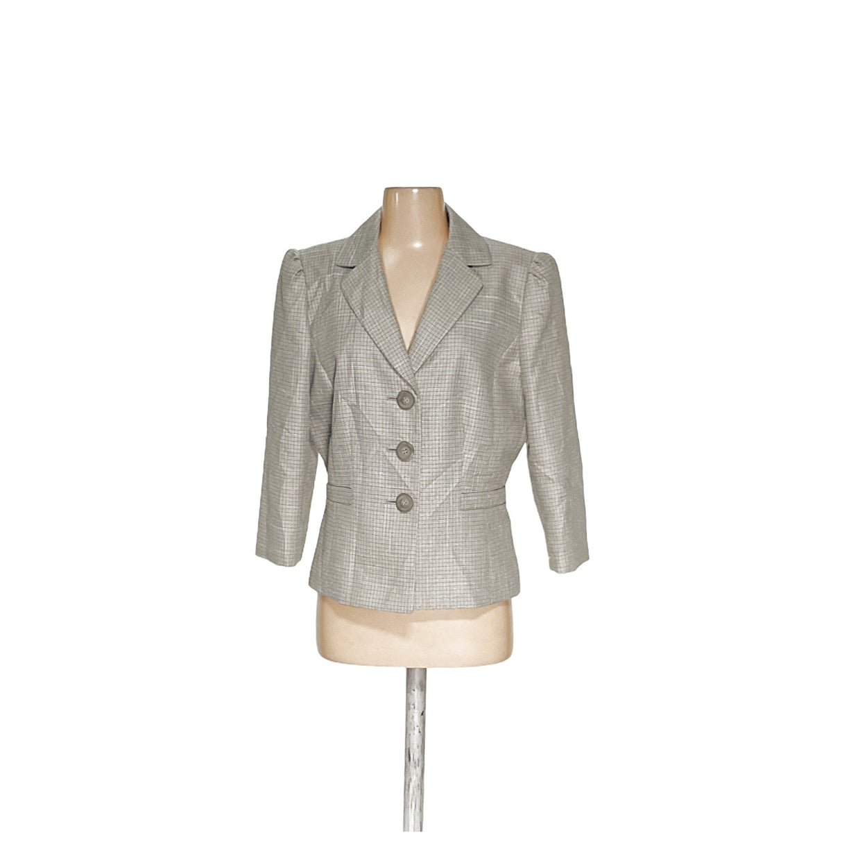 Tahari Gray Blazer 12