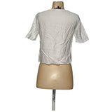 Theory White Viscose Blouse - Size S