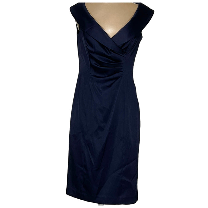 Evan Picone Sheath Dress - Blue, Size 4