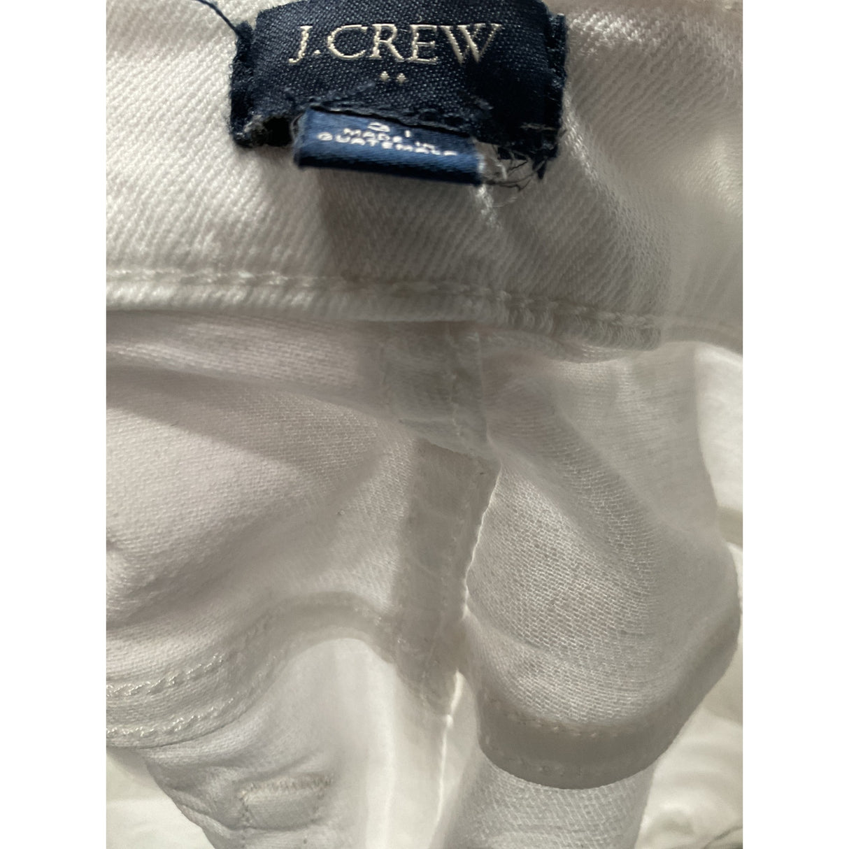 J. Crew White Sailor Shorts