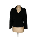 Le Suit Black Basic Jacket - Size 12P