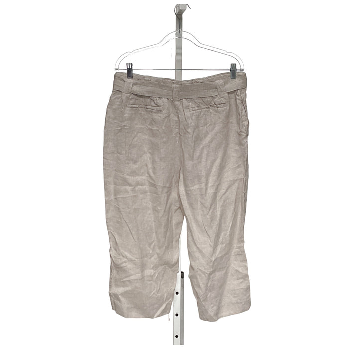 Chico's Beige Linen Capri Pants