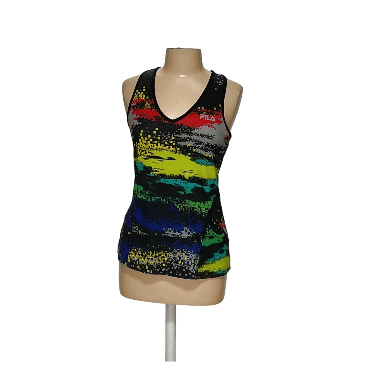 Multicolor FILA Women's Activewear Tank Top - Size L