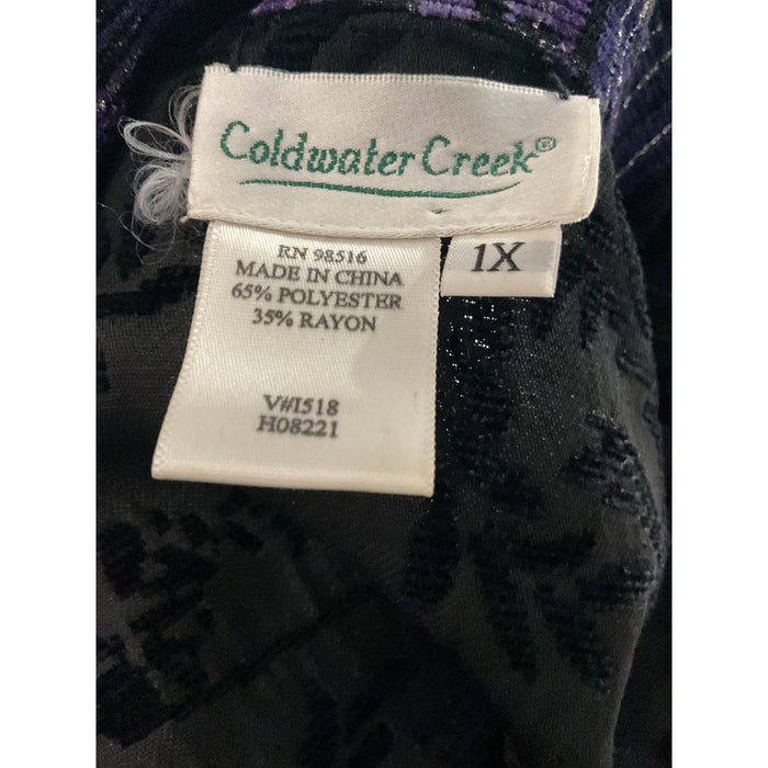 Coldwater Creek Purple Cardigan - 1X