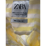 Yellow ZARA Men's Button-Up Shirt