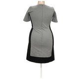 J. Crew Gray Midi Sheath Dress, Size 12