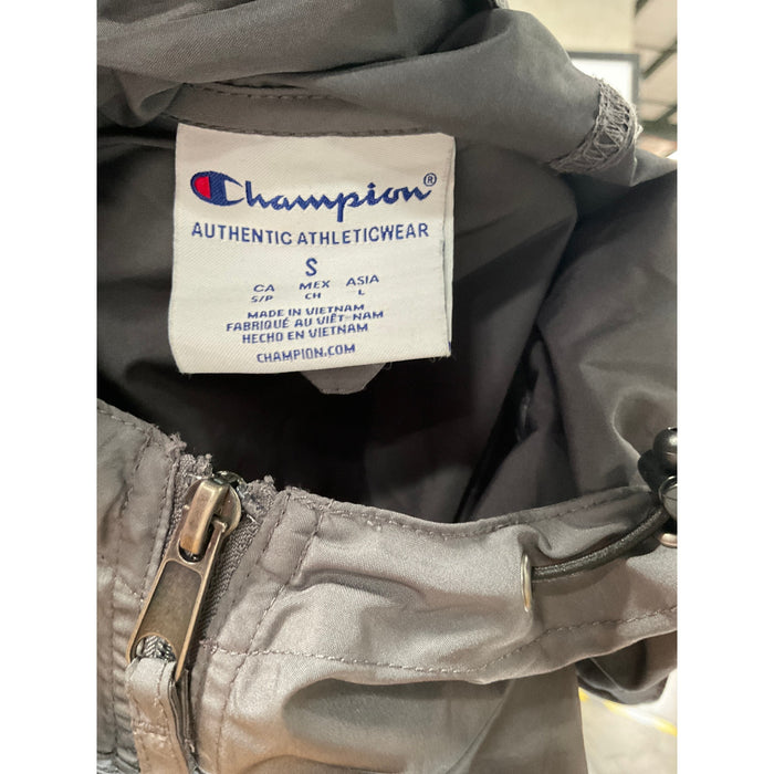 Champion Gray Windbreaker Jacket Women's Size S