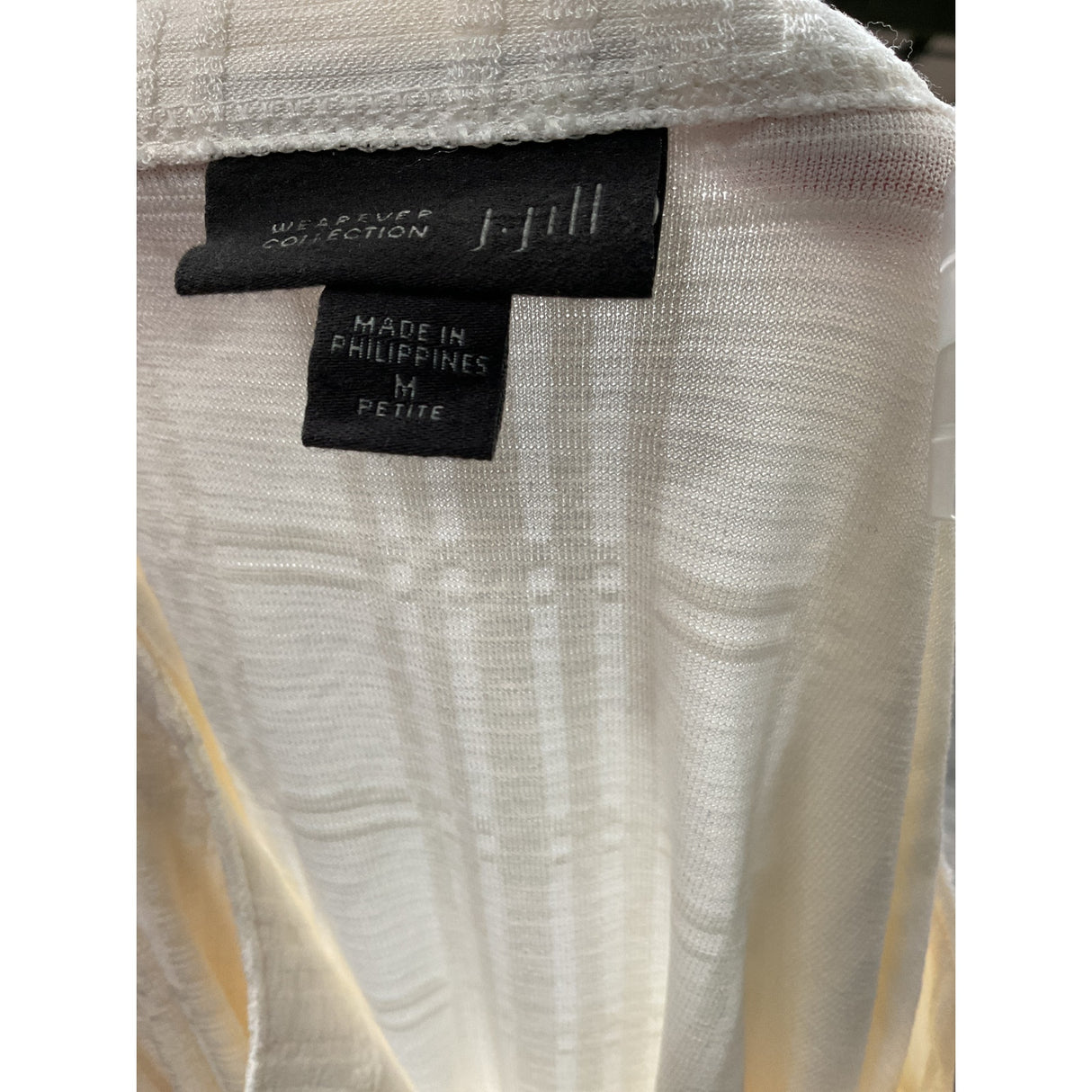 J.JILL Cream Rayon Blouse M