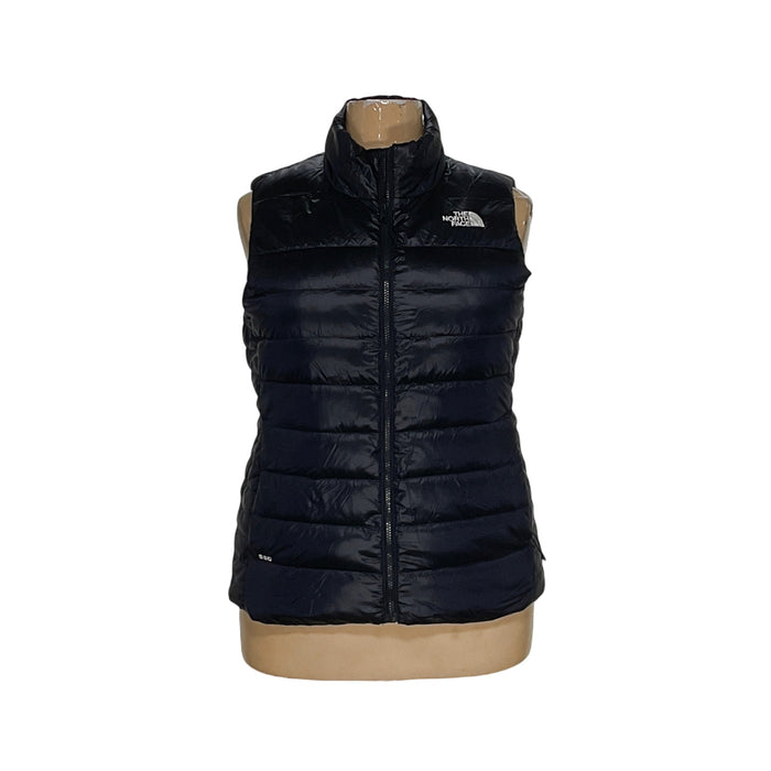 Blue North Face Quilted Vest XL