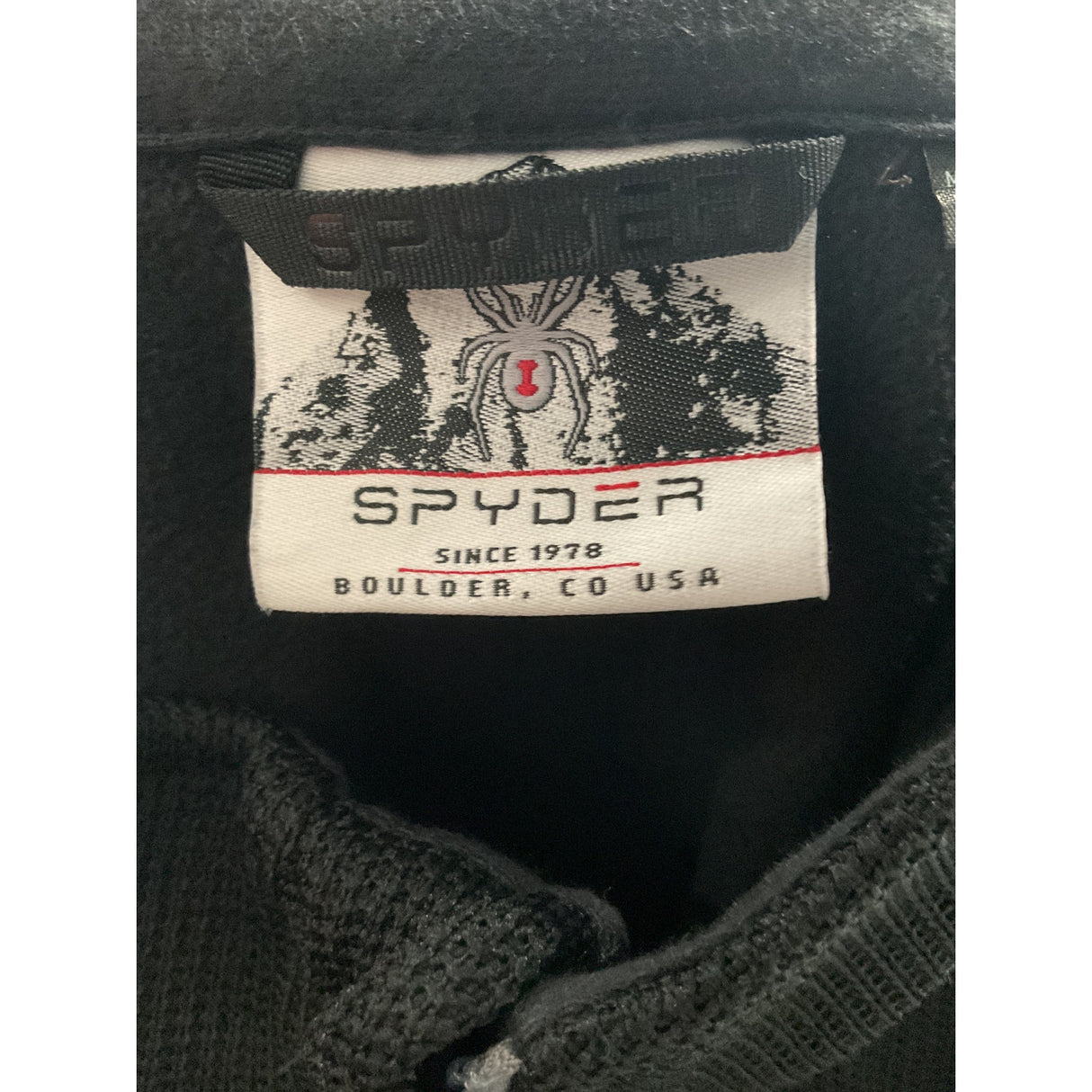 Spyder Black Pullover Sweater - Men's M