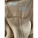 Aerie Brown Knit Pullover Sweater (Women's L)