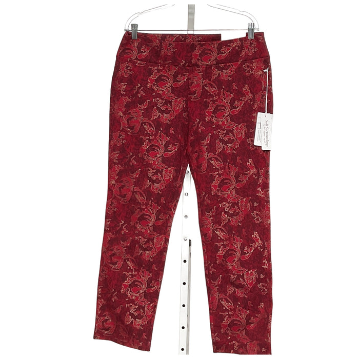 Soft Surroundings Red Ankle Pants - Women's Sz L