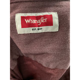 Wrangler Purple Men's Short Sleeve Shirt