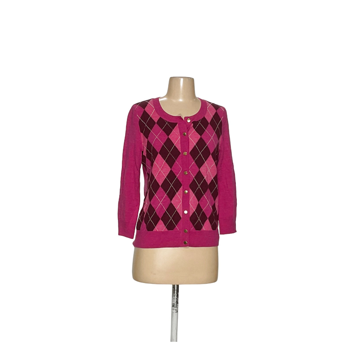 Talbots Multicolor Merino Wool Cardigan - Women's S