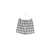 Princess Polly Black Plaid Skort Size 2