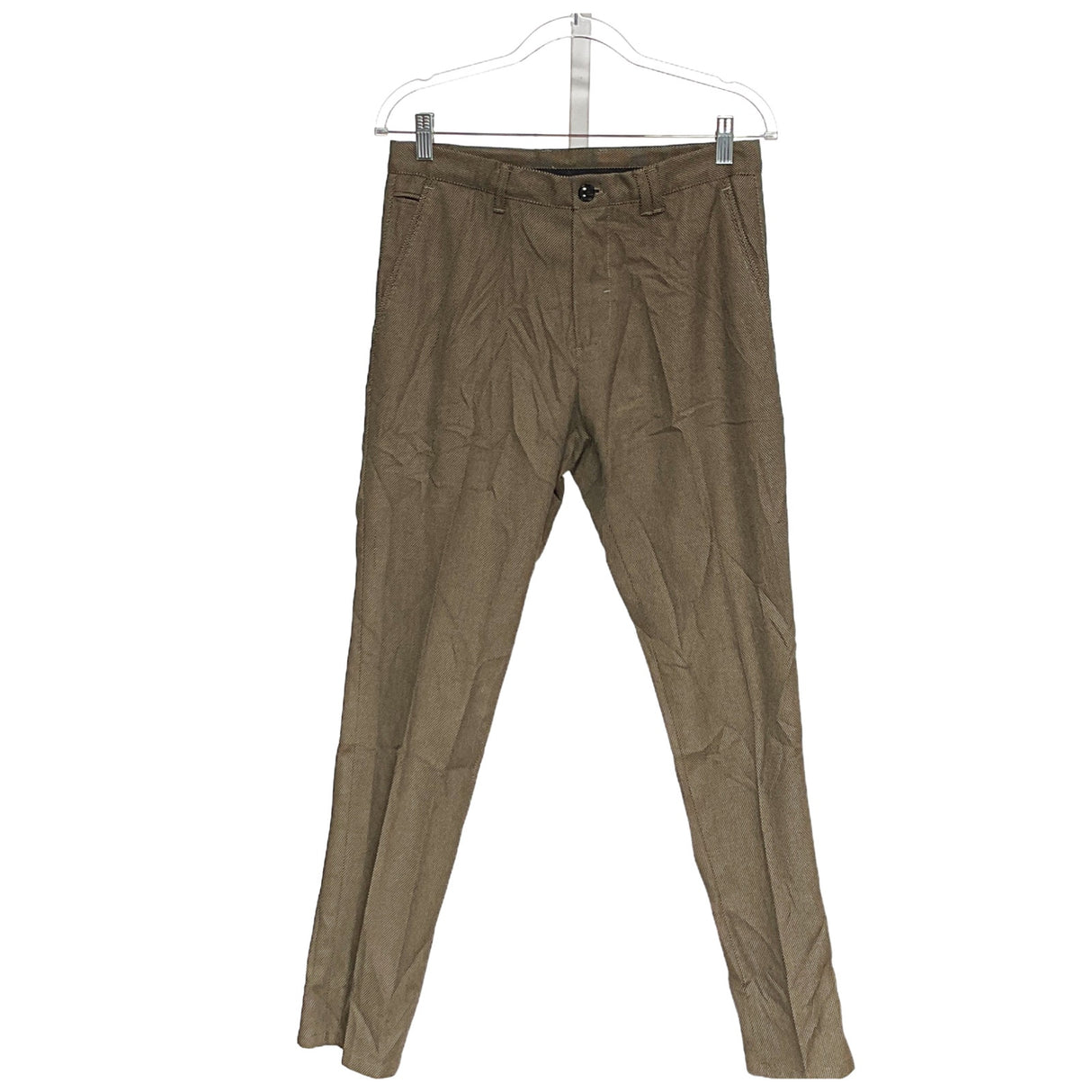 ZARA Men's Brown Slim Tapered Pants