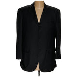 Giorgio Armani Mens XL Black Anorak Blazer