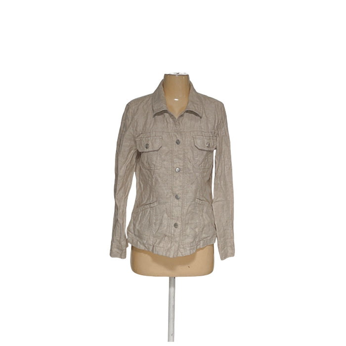 J.JILL Beige Cotton Jacket