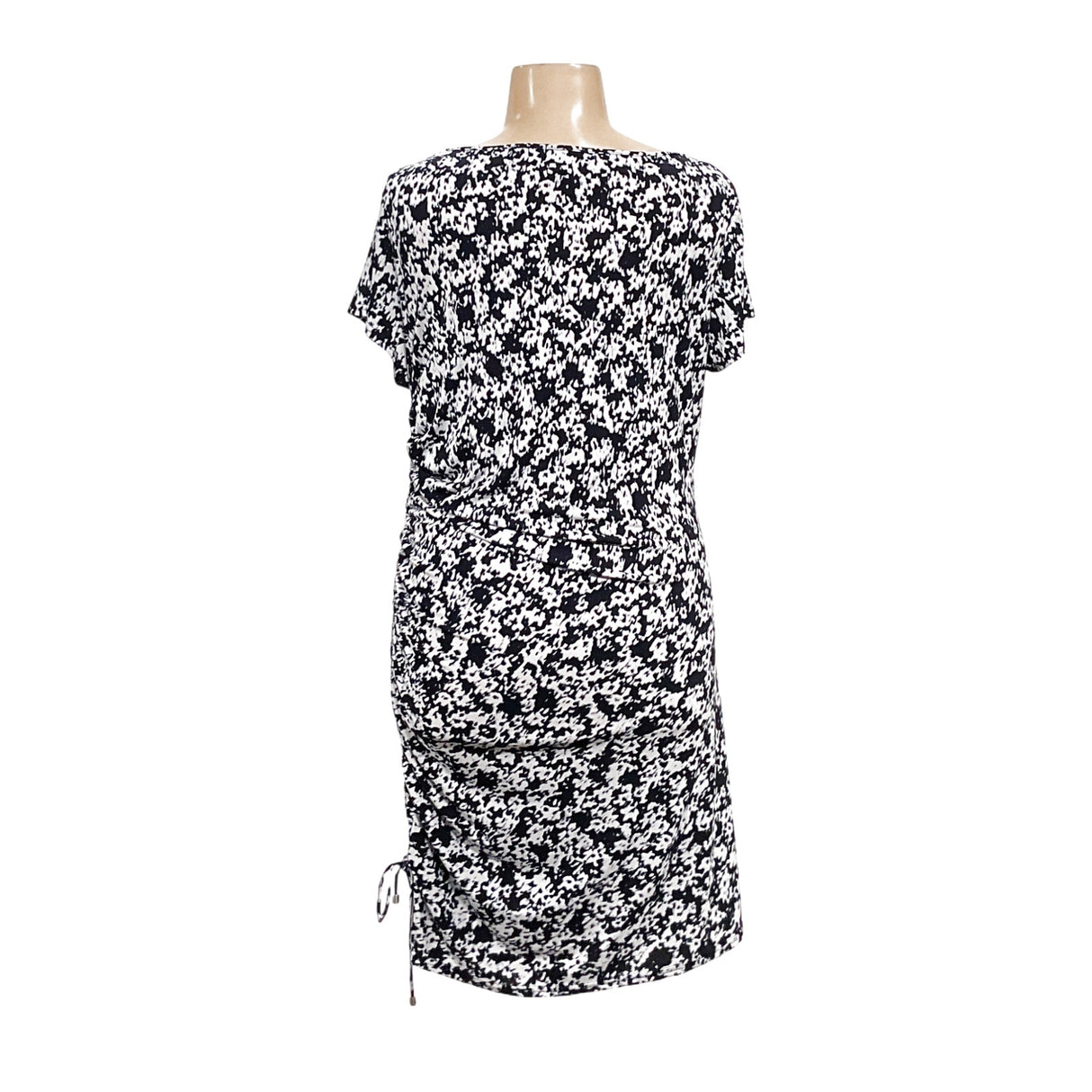 Jones New York Blue Graphic Print Midi Sheath Dress