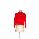 Calvin Klein Red Cotton Cardigan, Size L