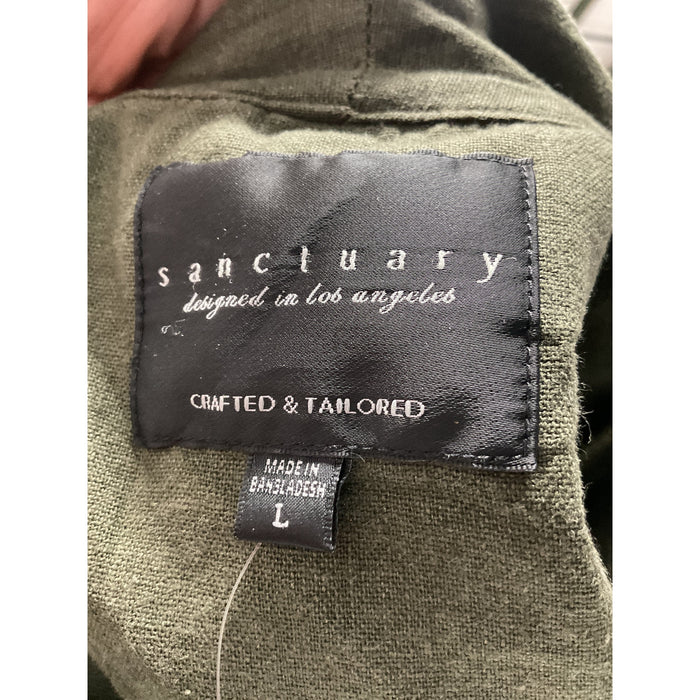 Sanctuary Women's Green Cotton Vest